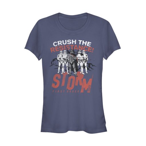 Junior’s Star Wars The Last Jedi Crush the Resistance T-Shirt