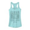Junior’s Star Wars The Last Jedi Feel Force Racerback Tank Top
