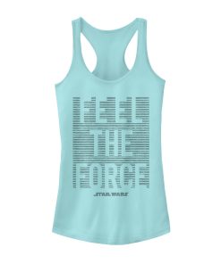 Junior’s Star Wars The Last Jedi Feel Force Racerback Tank Top