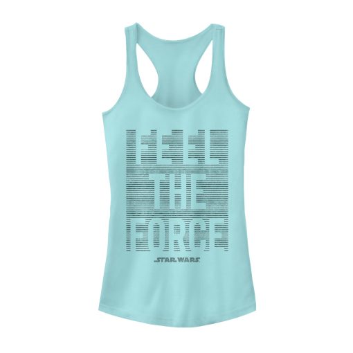 Junior’s Star Wars The Last Jedi Feel Force Racerback Tank Top