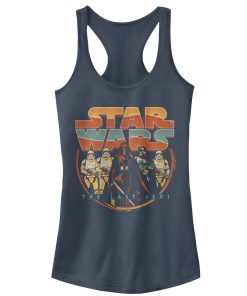 Junior’s Star Wars The Last Jedi First Order Retro Racerback Tank Top
