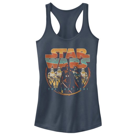 Junior’s Star Wars The Last Jedi First Order Retro Racerback Tank Top