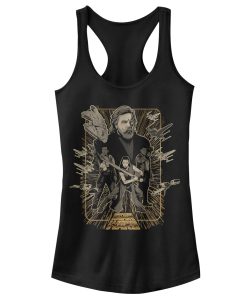 Junior’s Star Wars The Last Jedi Group Frame Racerback Tank Top