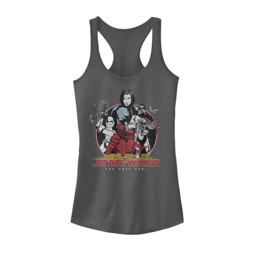 Junior’s Star Wars The Last Jedi Kylo Ren Team Racerback Tank Top