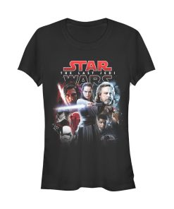 Junior’s Star Wars The Last Jedi Movie Poster Style T-Shirt