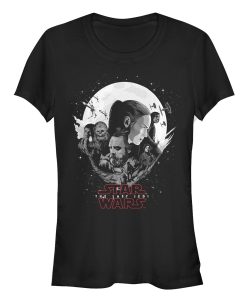 Junior’s Star Wars The Last Jedi Planet Logo T-Shirt