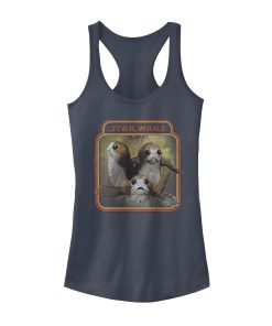 Junior’s Star Wars The Last Jedi Porgs Frame Racerback Tank Top