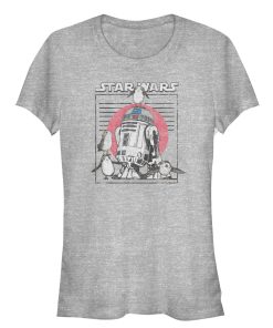 Junior’s Star Wars The Last Jedi R2-D2 Porg Party T-Shirt