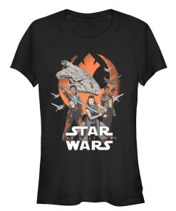 Junior’s Star Wars The Last Jedi Rebel Trio T-Shirt