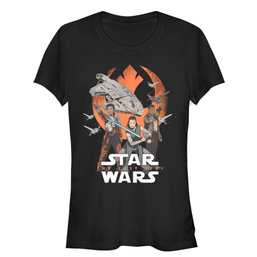 Junior’s Star Wars The Last Jedi Rebel Trio T-Shirt