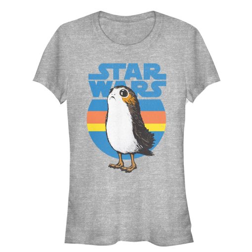 Junior’s Star Wars The Last Jedi Retro Porg T-Shirt