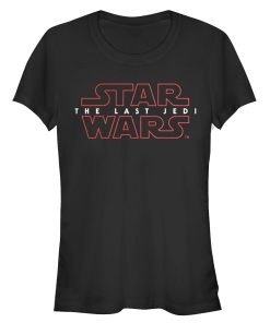Junior’s Star Wars The Last Jedi Sleek Logo T-Shirt