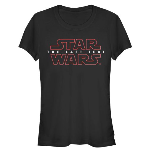 Junior’s Star Wars The Last Jedi Sleek Logo T-Shirt