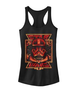 Junior’s Star Wars The Rise of Skywalker Artistic Sith Trooper Racerback Tank Top