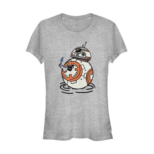 Junior’s Star Wars The Rise of Skywalker BB-8 Lighter T-Shirt