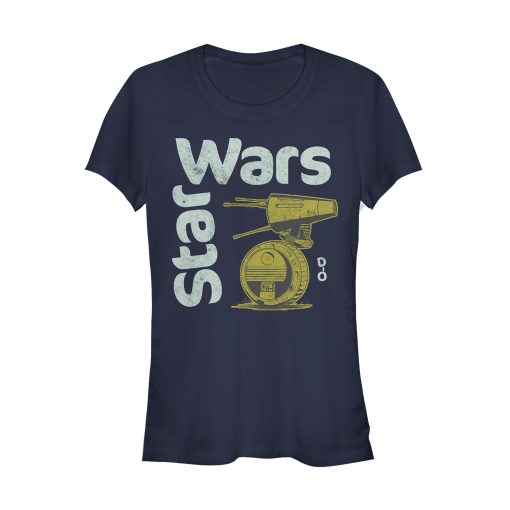 Junior’s Star Wars The Rise of Skywalker D-0 Roll T-Shirt