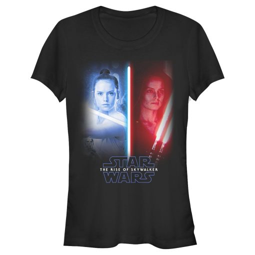 Junior’s Star Wars The Rise of Skywalker Dark Rey Split T-Shirt