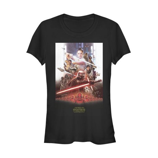 Junior’s Star Wars The Rise of Skywalker Epic Poster T-Shirt