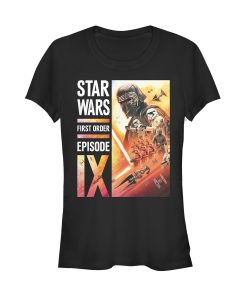 Junior’s Star Wars The Rise of Skywalker First Order Glow T-Shirt
