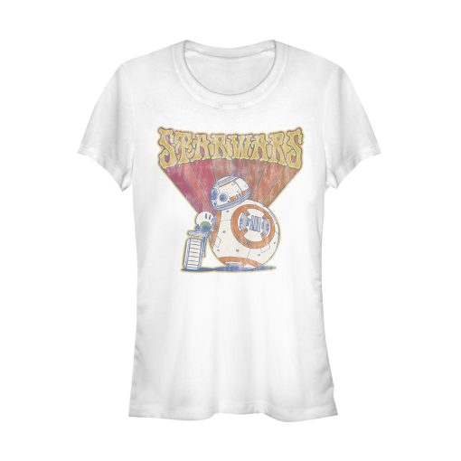 Junior’s Star Wars The Rise of Skywalker Groovy Droid Duo T-Shirt