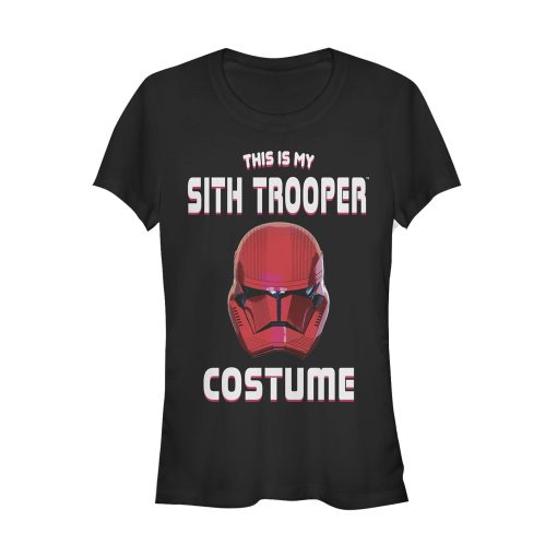 Junior’s Star Wars The Rise of Skywalker Halloween Sith Trooper Costume T-Shirt