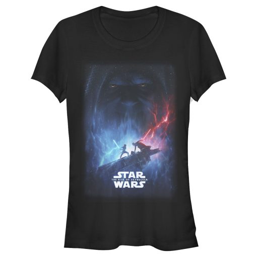 Junior’s Star Wars The Rise of Skywalker Palpatine Looming T-Shirt