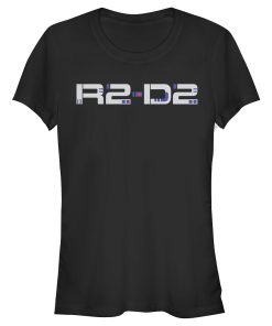 Junior’s Star Wars The Rise of Skywalker R2-D2 Text T-Shirt