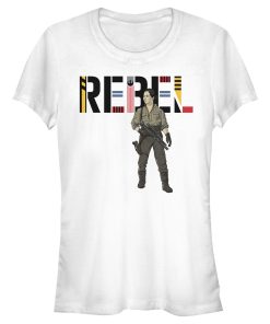 Junior’s Star Wars The Rise of Skywalker Rebel Rose T-Shirt