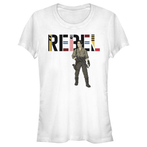 Junior’s Star Wars The Rise of Skywalker Rebel Rose T-Shirt