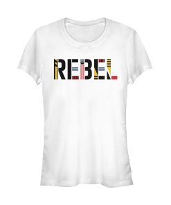 Junior’s Star Wars The Rise of Skywalker Rebel Text T-Shirt