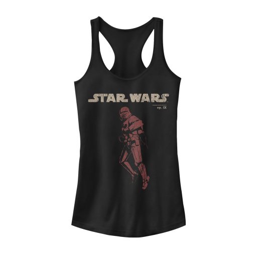 Junior’s Star Wars The Rise of Skywalker Retro Sith Trooper Flight Racerback Tank Top