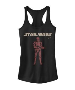 Junior’s Star Wars The Rise of Skywalker Retro Sith Trooper Racerback Tank Top
