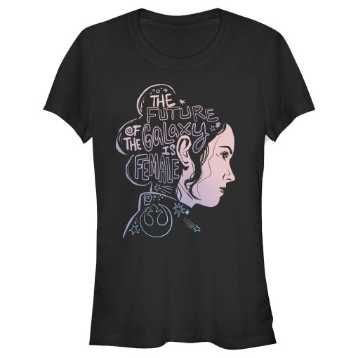 Junior’s Star Wars The Rise of Skywalker Rey Future is Female T-Shirt