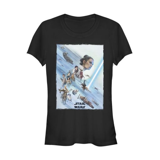 Junior’s Star Wars The Rise of Skywalker Rey Poster T-Shirt