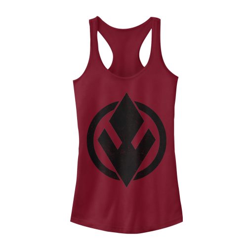 Junior’s Star Wars The Rise of Skywalker Sith Trooper Logo Racerback Tank Top