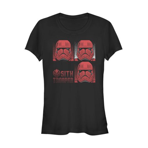 Junior’s Star Wars The Rise of Skywalker Sith Trooper Panels T-Shirt