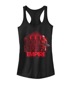 Junior’s Star Wars The Rise of Skywalker Sith Trooper Reflection Racerback Tank Top