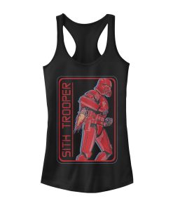 Junior’s Star Wars The Rise of Skywalker Sith Trooper Rocket Racerback Tank Top
