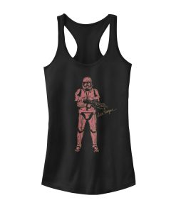 Junior’s Star Wars The Rise of Skywalker Sith Trooper Villain Racerback Tank Top