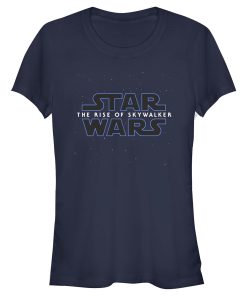 Junior’s Star Wars The Rise of Skywalker Starry Logo T-Shirt
