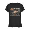 Junior’s Star Wars The Rise of Skywalker X-Wing Schematic Frame T-Shirt
