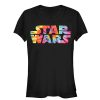 Junior’s Star Wars Tie-Dye Logo T-Shirt