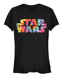 Junior’s Star Wars Tie-Dye Logo T-Shirt