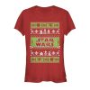 Junior’s Star Wars Ugly Christmas Come to the Merry Side T-Shirt