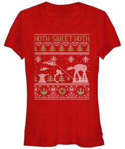 Junior’s Star Wars Ugly Christmas Hoth Sweet Hoth T-Shirt