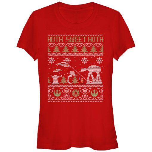 Junior’s Star Wars Ugly Christmas Hoth Sweet Hoth T-Shirt