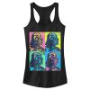 Junior’s Star Wars Vader Color Grid Racerback Tank Top