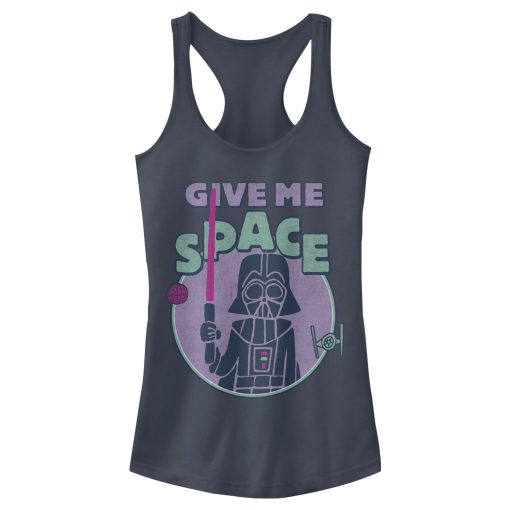 Junior’s Star Wars Vader Give Space Racerback Tank Top