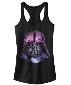 Junior’s Star Wars Vader Space Helmet Racerback Tank Top
