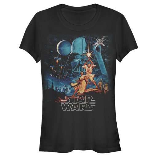 Junior’s Star Wars Vintage Art T-Shirt